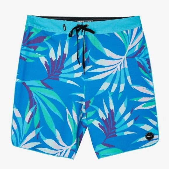 NWT O'NEILL Hyperfreak Incognito Boardshorts Cobalt 38 Swim Trunks Above Knee - Picture 4 of 5
